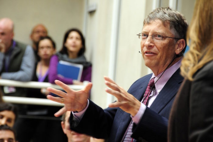 Is Bill Gates really the face of global philanthropy? Gates addressed staff of the UK Department for International Development to highlight the importance of aid in October of 2010. (Photo republished under a Creative Commons Attribution 2.0 Generic license)
