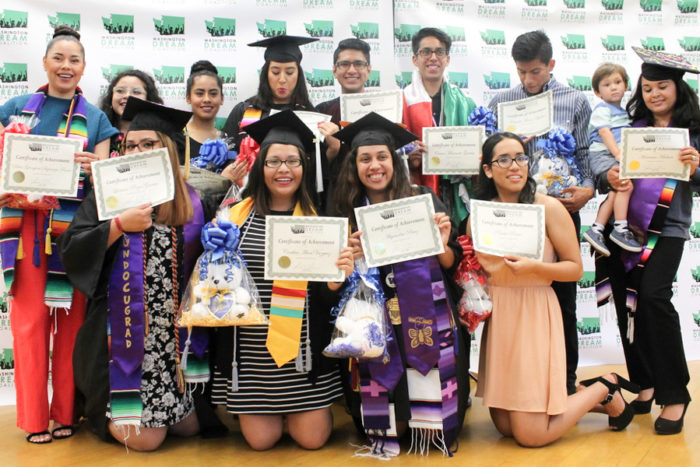Undocumented graduates from around Washington gathered to celebrate at an event hosted by the Washington Dream Coalition. (Photo by Jose Mariscal-Cruz)
