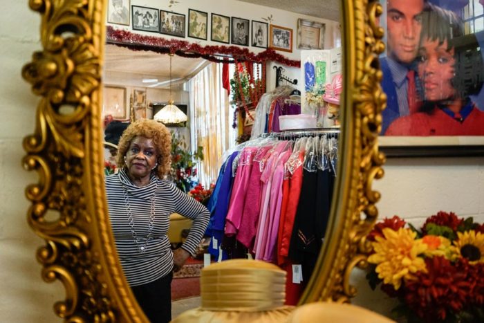 DeCharlene Williams, inside the Central District building that she's owned since 1968. (Photo by Chloe Collyer)