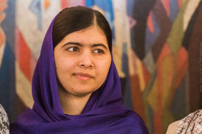 Malala Yousafzai (Photo via The Malala Fund Facebook page.)