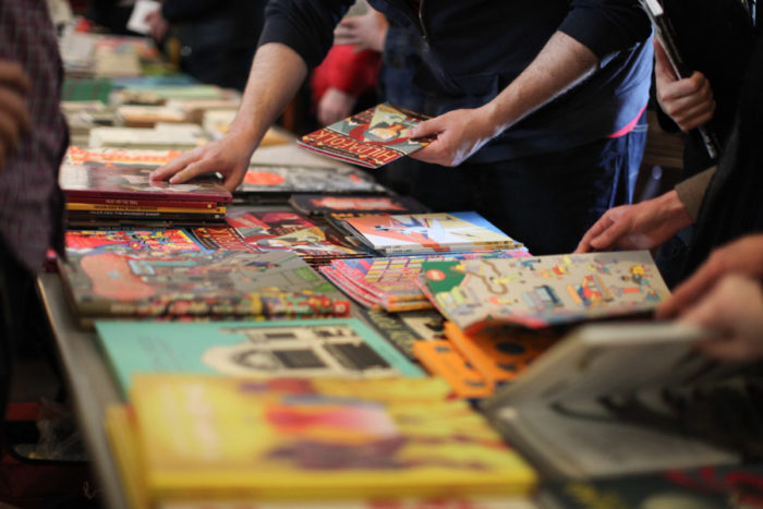 Comics and books for sale at the 2015 Short Run Comix & Arts Festival. (Photo by Alex Stonehill)