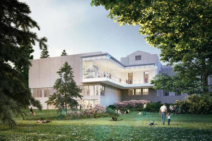 A rendering of the backside of the new Seattle Asian Art Museum. (Courtesy photo)