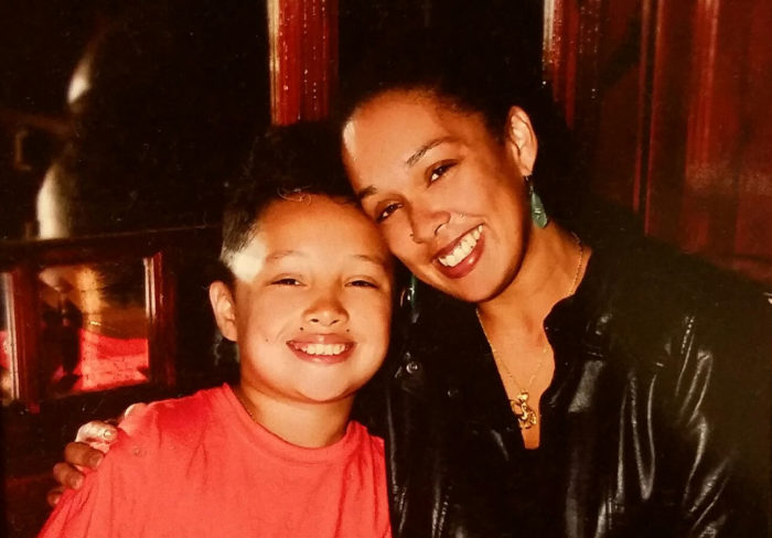 Nicole Harris with her son, who she says has faced segregation throughout his time in Seattle Public Schools. (Courtesy photo)