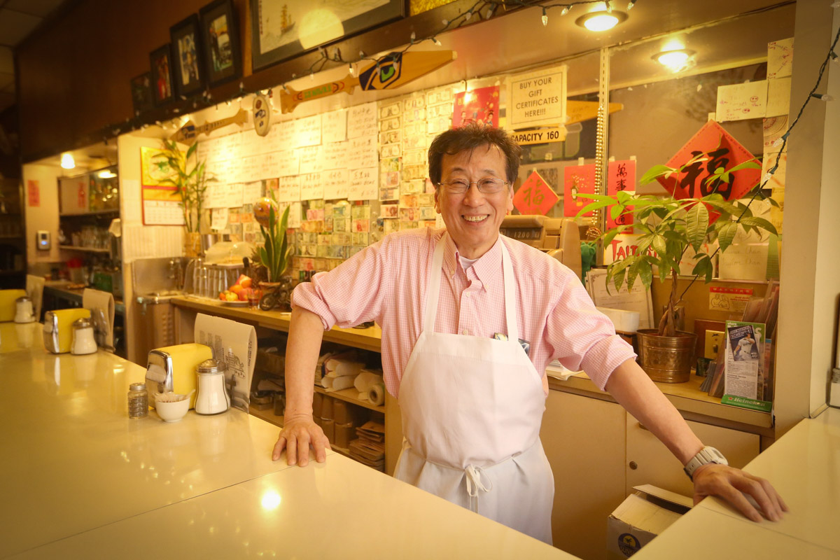 Harry Chan, third generation owner of Tai Tung restaurant, the oldest running Chinese restaurant in Chinatown-International District. (Photo by Greg Gilbert / The Seattle Times)