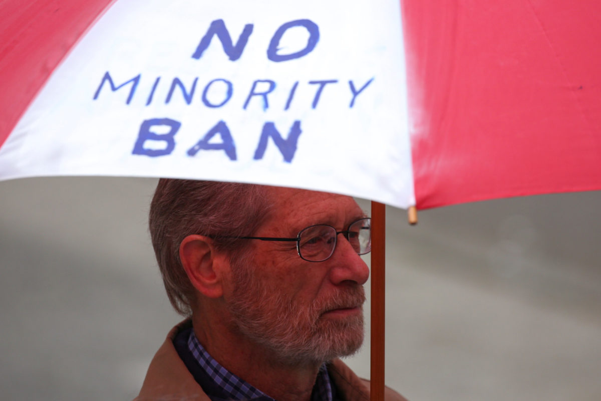 (Photo by David Ryder for Reuters) no minority ban