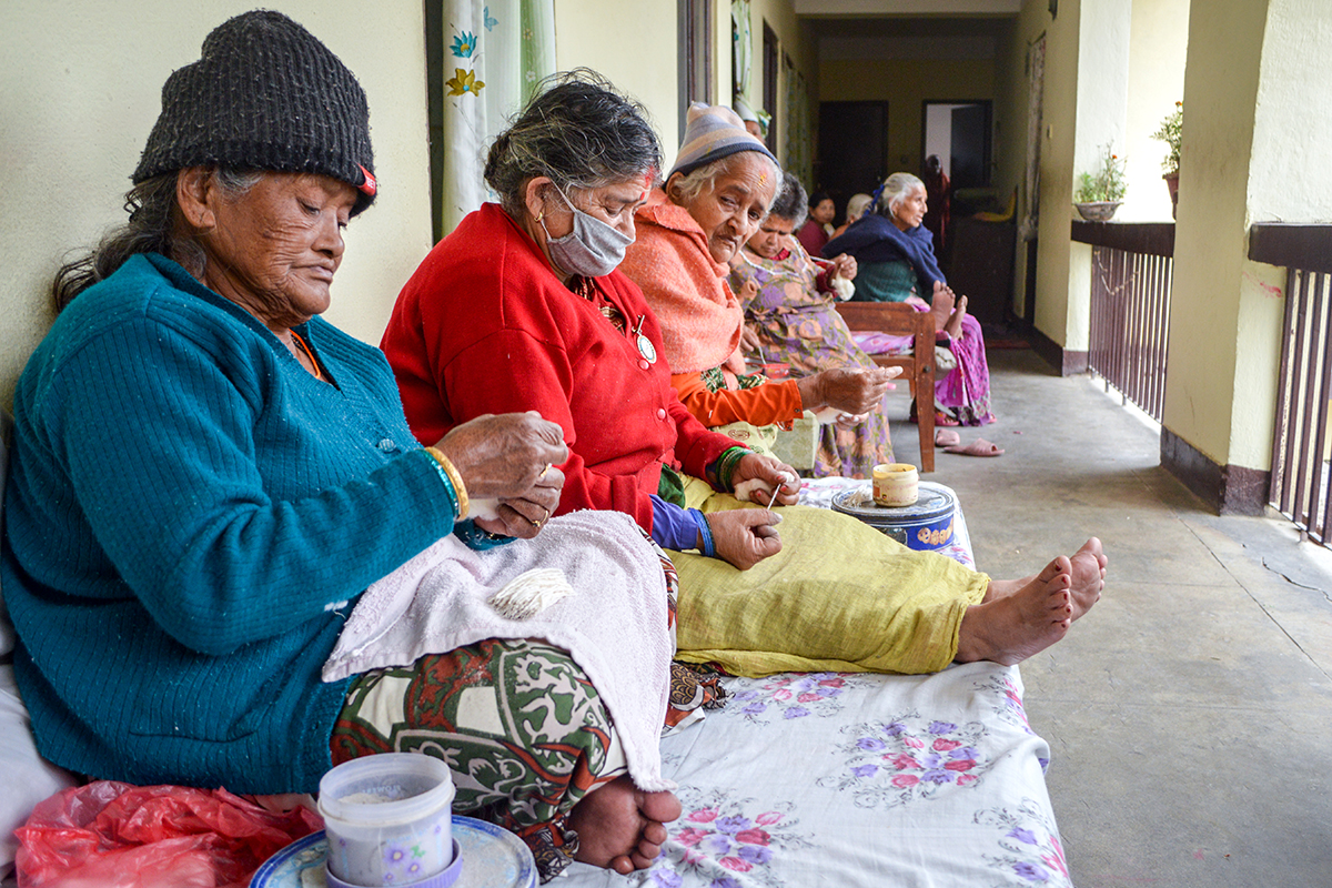 Nepal old age home